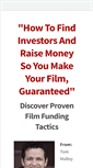 Mobile Screenshot of filmfinanceguide.com